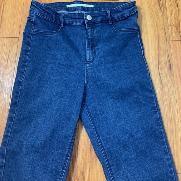 Zara High Rise Raw Hem Skinny Jegging Jeans - Picture 5 of 13